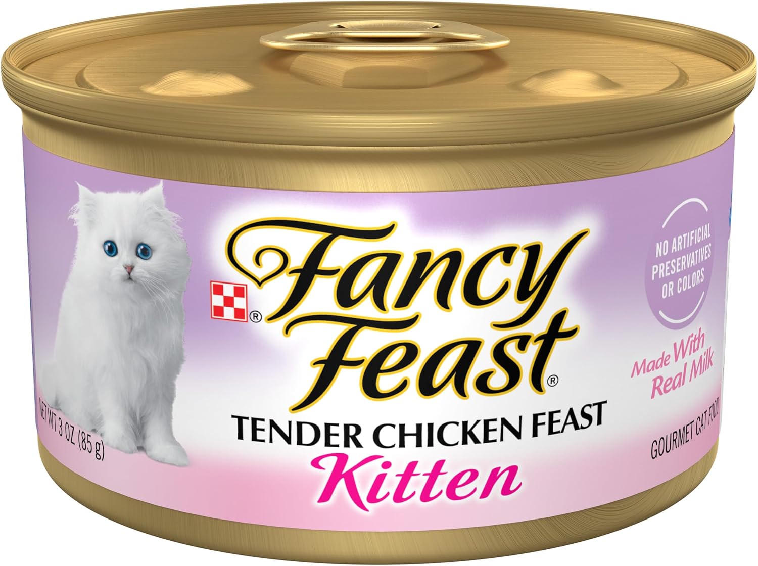 Fancy Feast Kitten Tender Chicken Pate - budget weaning food for kittens