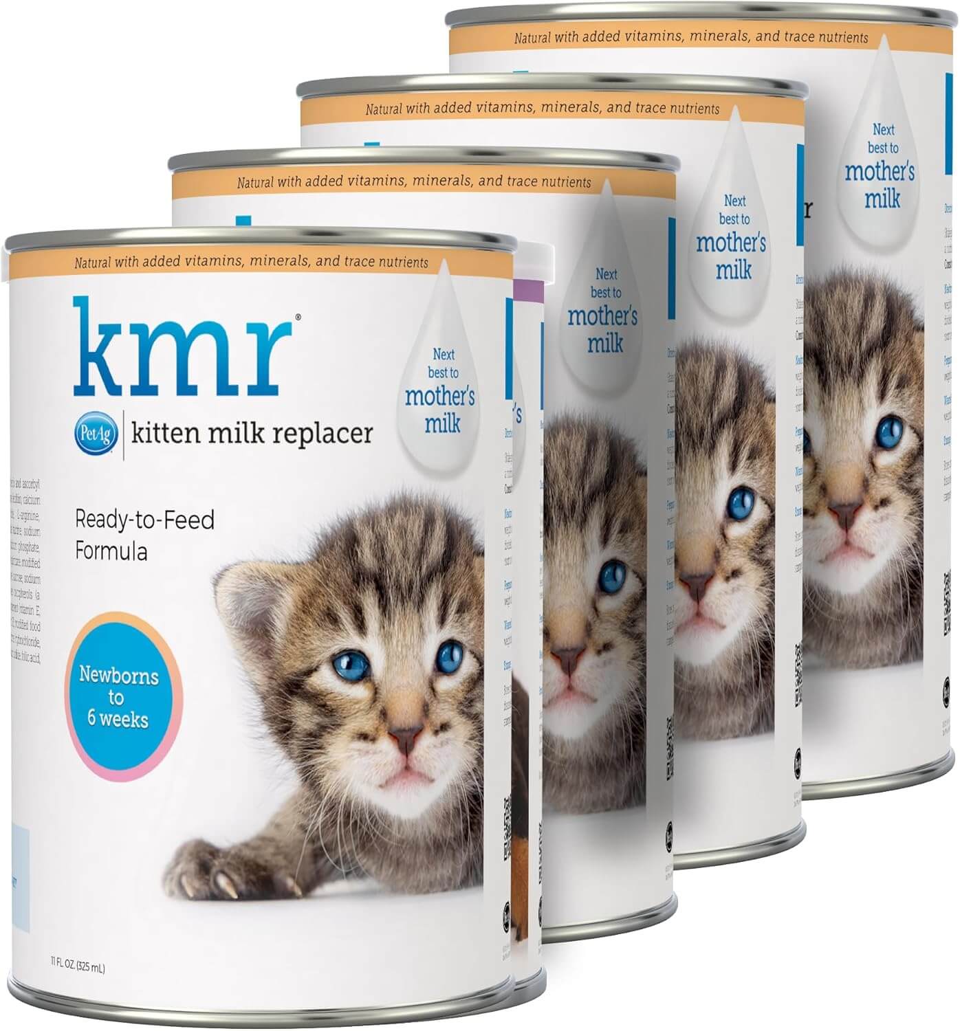 PetAg KMR Ready-to-Feed Kitten Milk Replacer 4-pack - product image