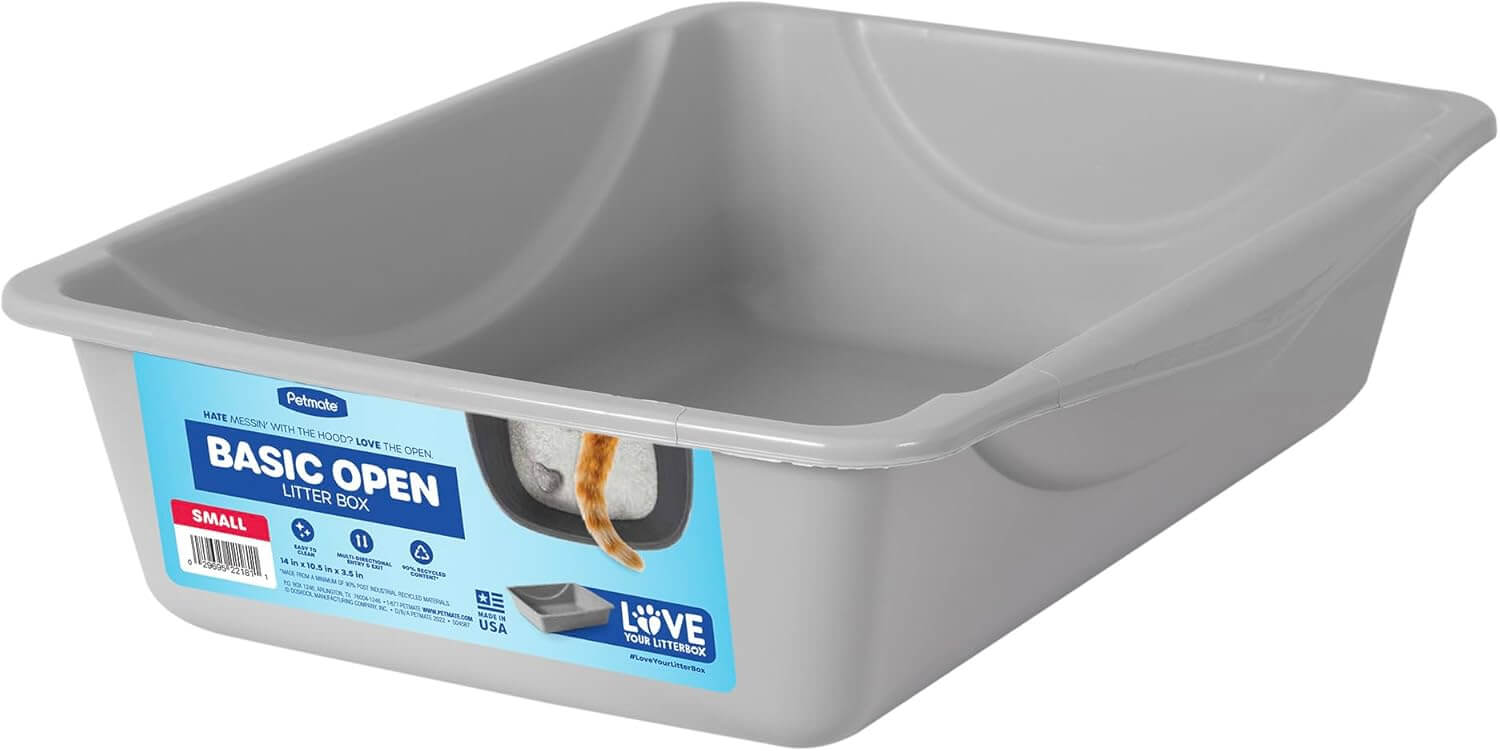 Petmate Small Low-Entry Litter Pan 14x10.5x3.5