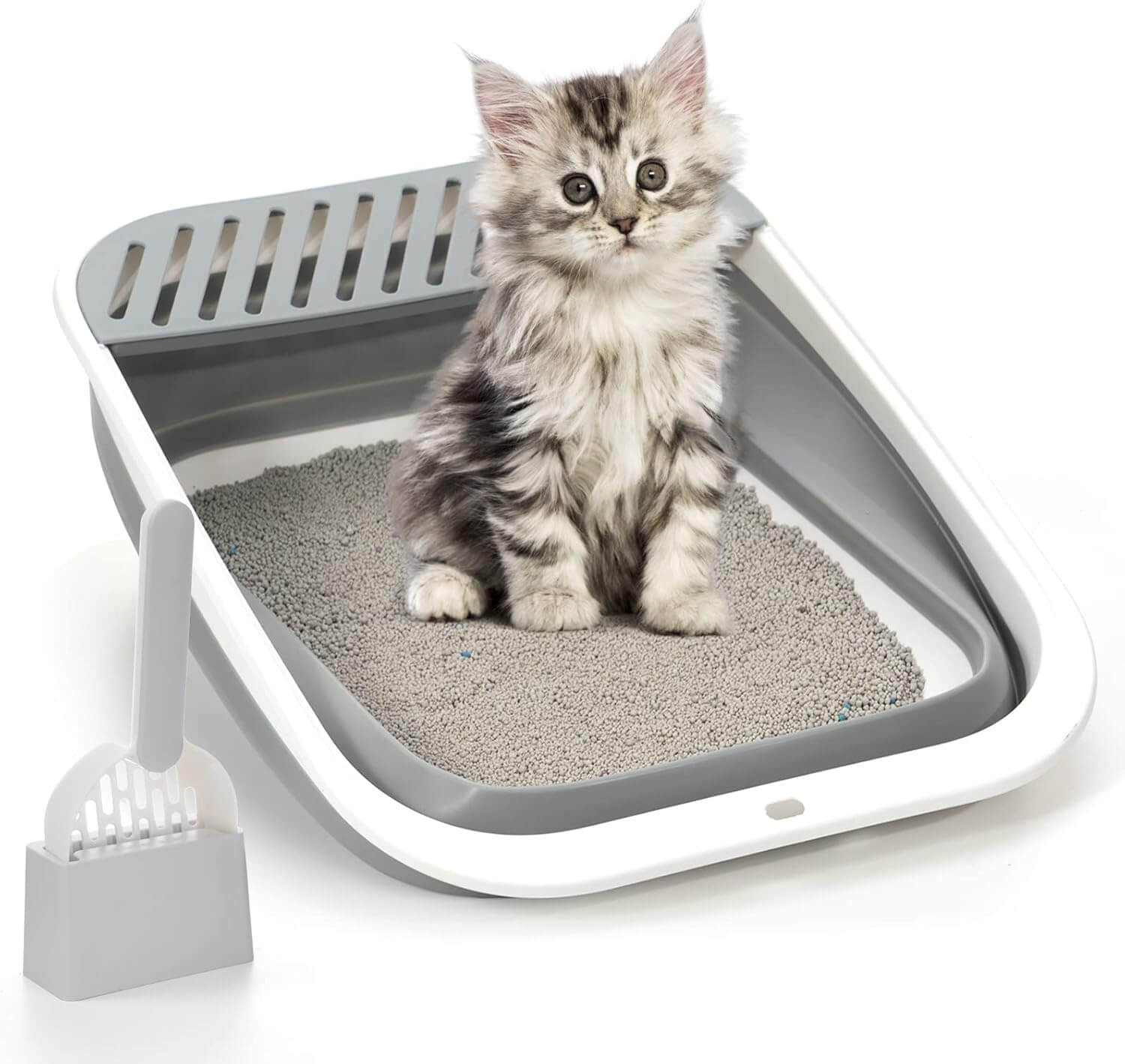 TomteNisse Adjustable Height Front-Entry Litter Box